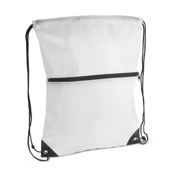 Drawstring bag 210T R-PET with zipper - LT91395 (N0001)